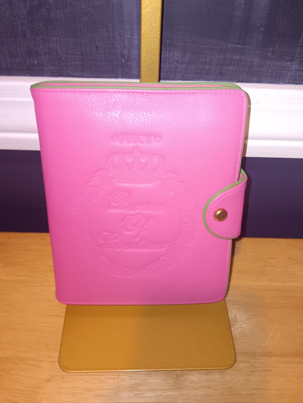 Juicy Couture Vintage Y2k Pink Leather Diary Unused